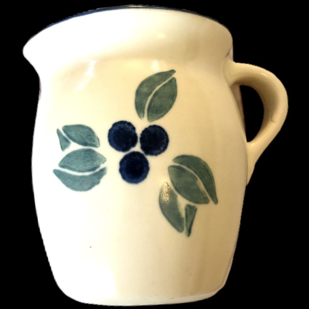 Pfaltzgraff‎ China Blueberries Creamer Jug Pottery